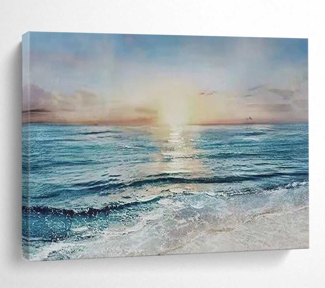 abstract ocean wall art